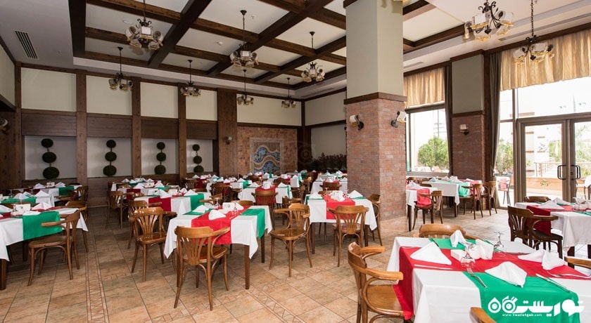 نمای کلی رستوران ایتالیایی جازمین	